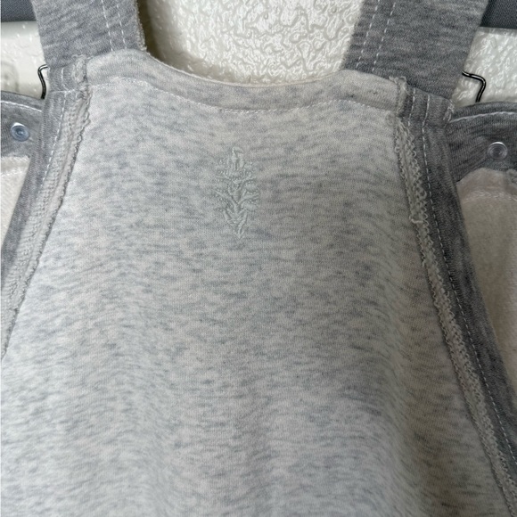 NWT FP Movement Making It Overalls Grey Two Toned Woman’s Small - Picture 5 of 7
